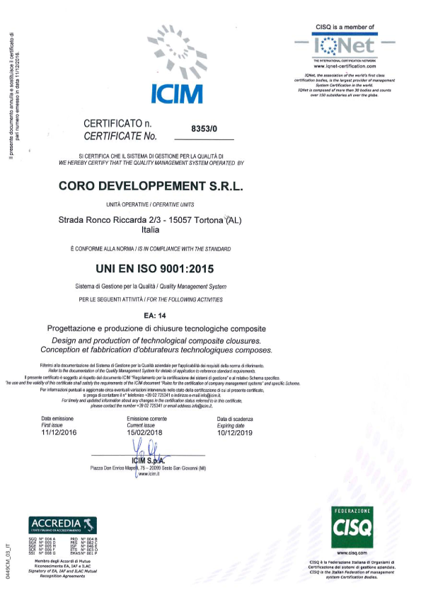 icm certificate